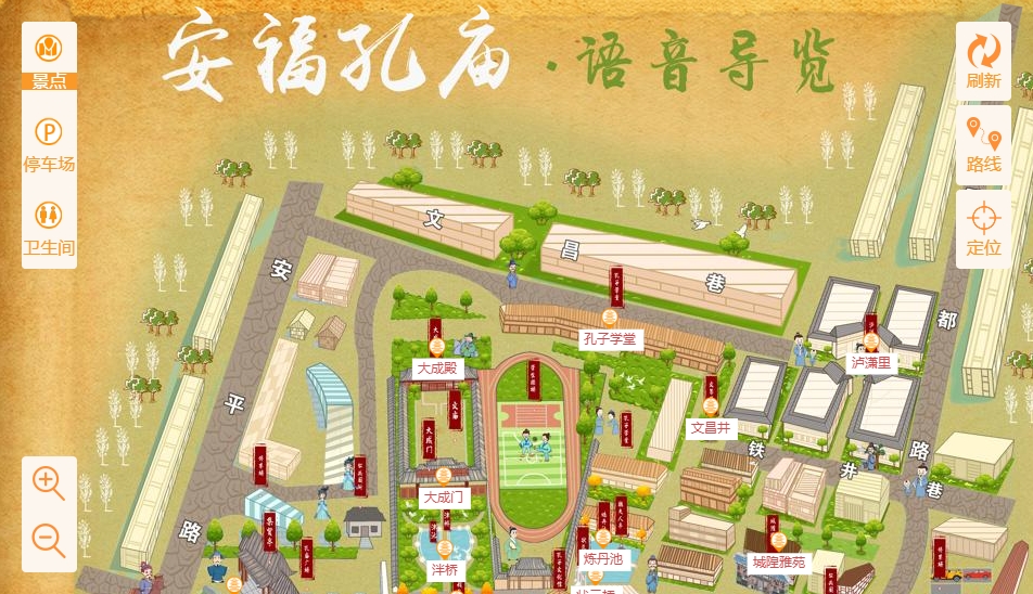 阜宁手绘地图：智慧景区智能化服务的延伸